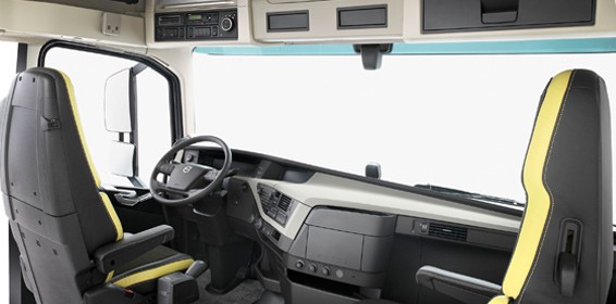 Nákladní vůz Volvo FH16 interiér